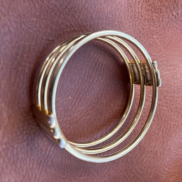 Vintage Givenchy gold cuff. - Picture 8 of 9